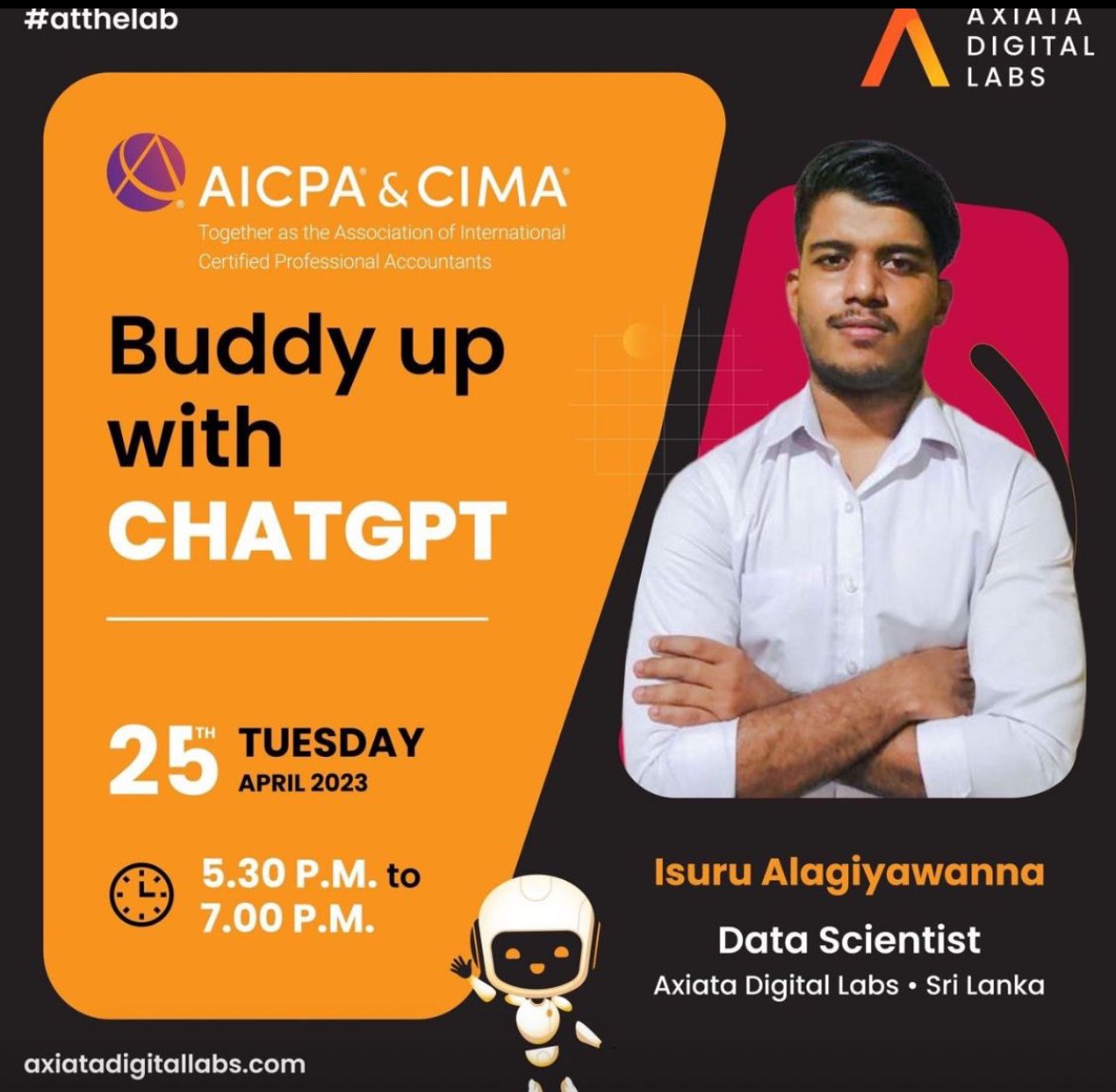 Buddy Up with ChatGPT - flyer