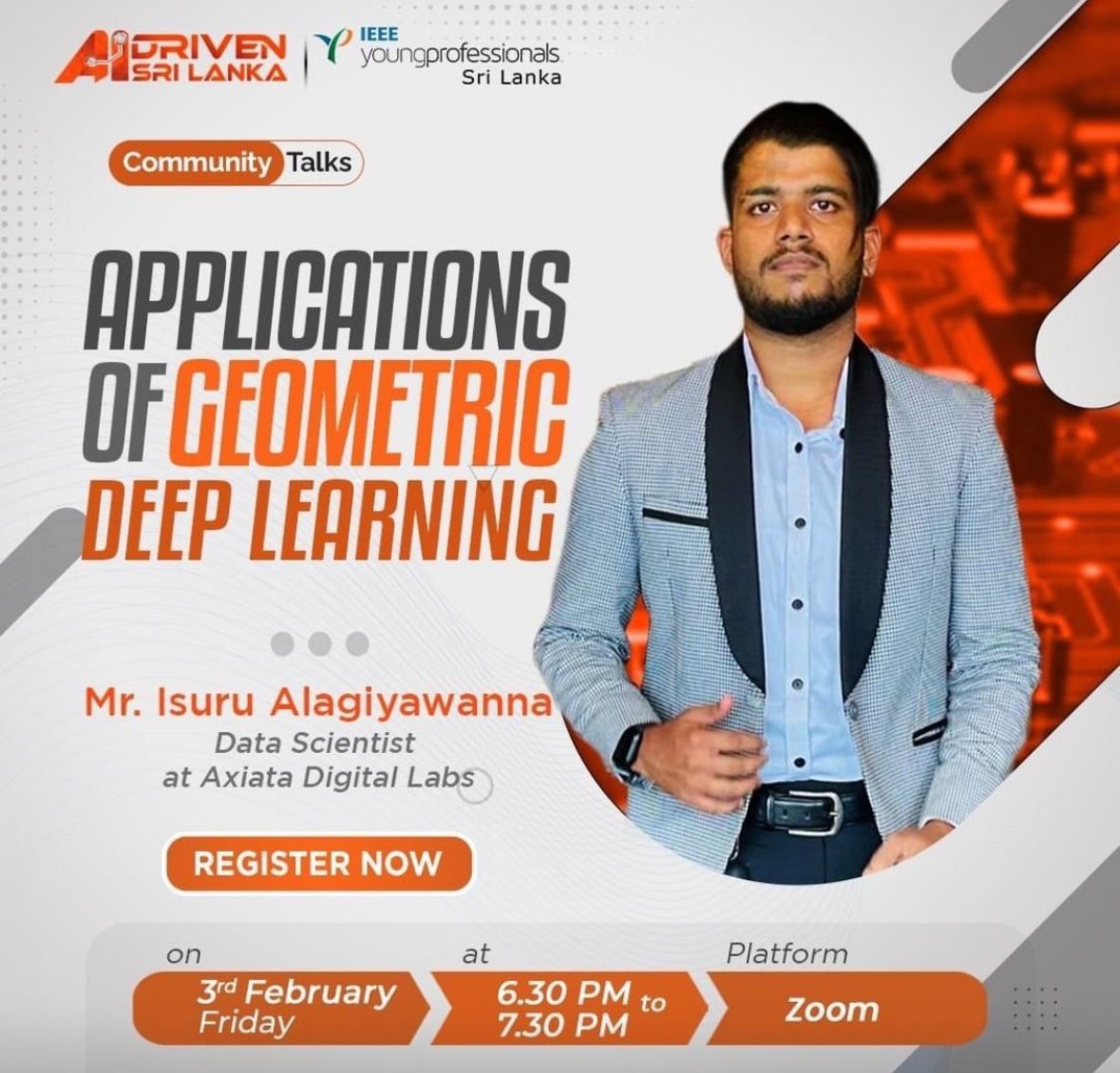 Applications of Geometric Deep Learning - flyer