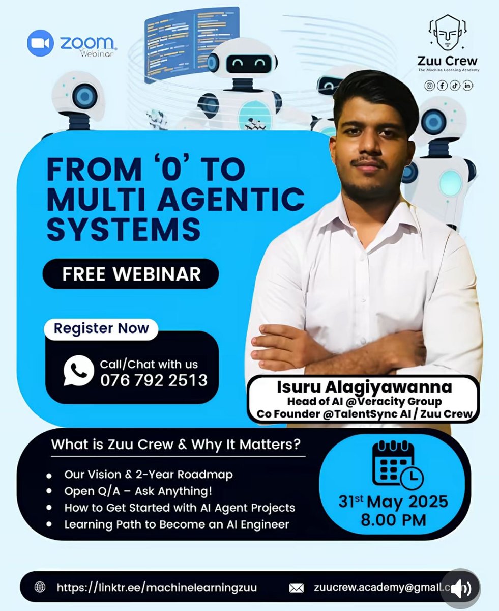 From 0 to Multi-Agentic Systems - flyer