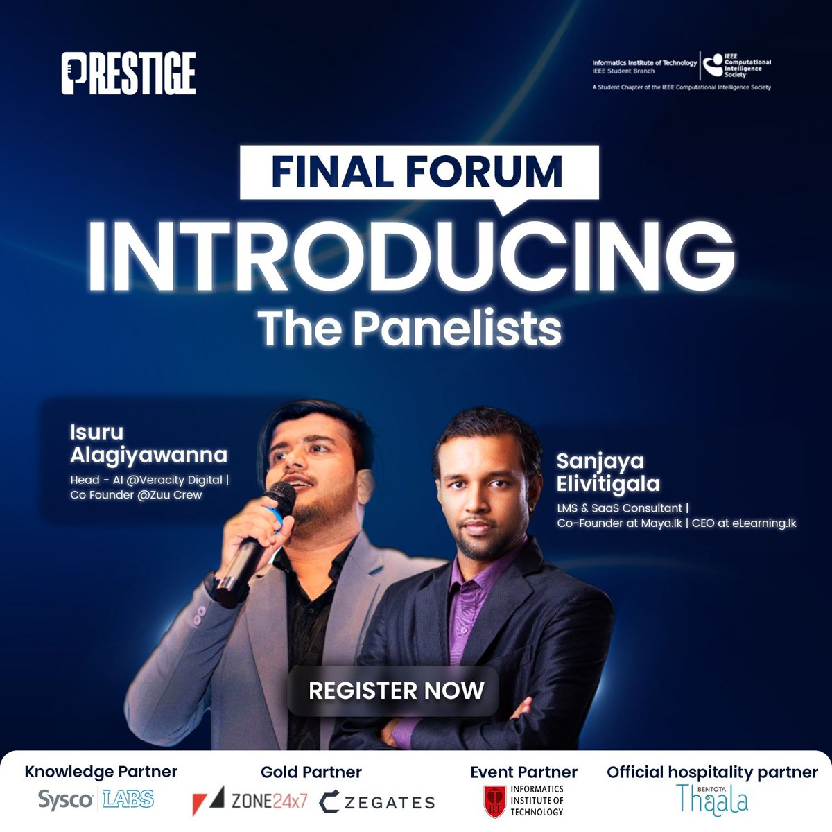 PRESTIGE Final Forum - Panelist - flyer