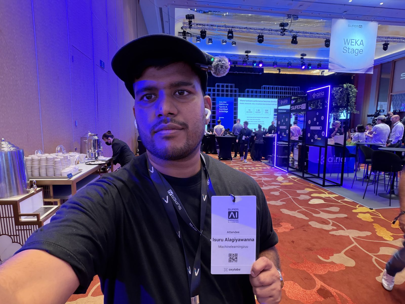 Isuru at SuperAI Singapore