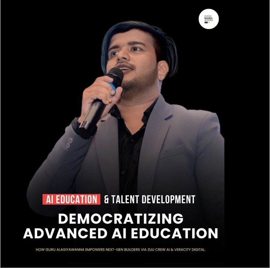 Business Leaders Sri Lanka feature on democratizing advanced AI education